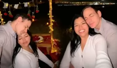 Mark Vito sorprendi a su pareja Leslie con una romntica cena