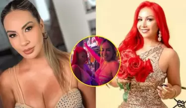 Pamela Lpez junto a Deysi Araujo.