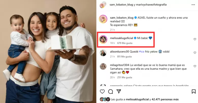 Melissa reacciona al embarazo de Samahara