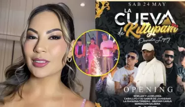 Pamela Lpez inaugur 'La Cueva de KittyPam'.