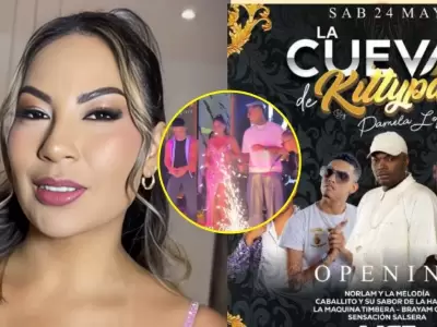 Pamela Lpez inaugur 'La Cueva de KittyPam'.