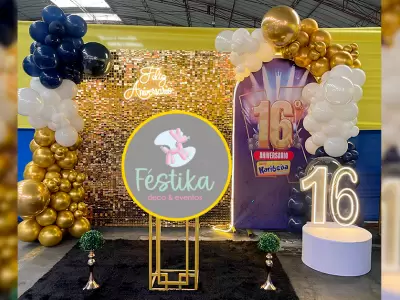 'Fstika - Deco & Eventos' en el 16 Aniversario de radio Karibea.