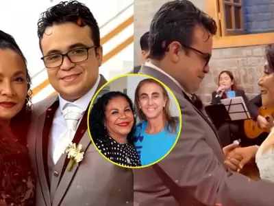 Eva Aylln no estuvo presente en matrimonio de su hijo.