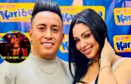 Pamela Franco celebra buen momento de Christian Cueva con Cienciano en pleno show: "Para ti, mi amor, salud"