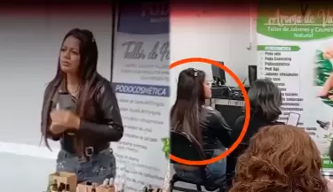 Flor Polo reaparece en curso de podologa.