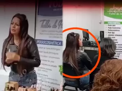 Flor Polo reaparece en curso de podologa.