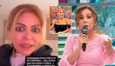 Gisela Valcrcel corrige a Janet por defender a Carlos Morales y Magaly Medina se re.