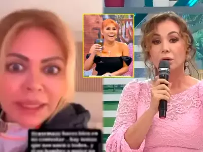 Gisela Valcrcel corrige a Janet por defender a Carlos Morales y Magaly Medina se re.
