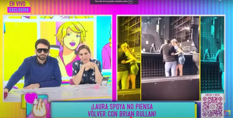 Laura Spoya en discoteca de Barranco con misterioso hombre