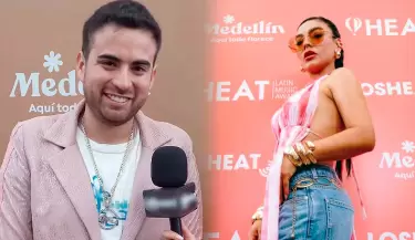 Csar BK y Cielo Torres se preparan para cantar en vivo en los Premios Heat 2025