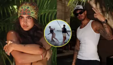 Hugo Garca e Isabella Ladera no se ocultan ms y disfrutan de la playa.