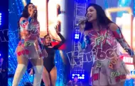 Pamela Franco hizo gozar al pblico en el 16 aniversario de Radio Karibea en el Estadio San Marcos