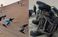 Lamentable! Turista fallece en accidente tras volcadura de tubular en Huacachina