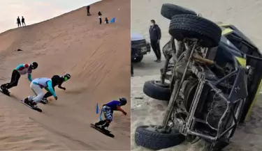 Turista muere en accidente en Huacachina