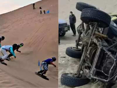 Turista muere en accidente en Huacachina