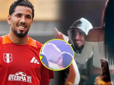 Sergio Pea es captado con misteriosa joven a pocos das del partido contra Colombia
