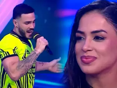 Mario Irivarren hizo sonrojar a Onelia Molina cuando cant una cancin en 'EEG'