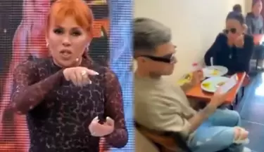 Magaly arremete contra Paul Michael por llevar a Pamela Lpez a un men de esquina