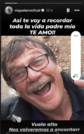 Falleci el padre de Miguel Arce