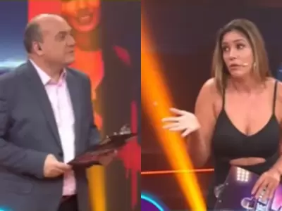 Tilsa Lozano y Kurt Villavicencio pelean en vivo