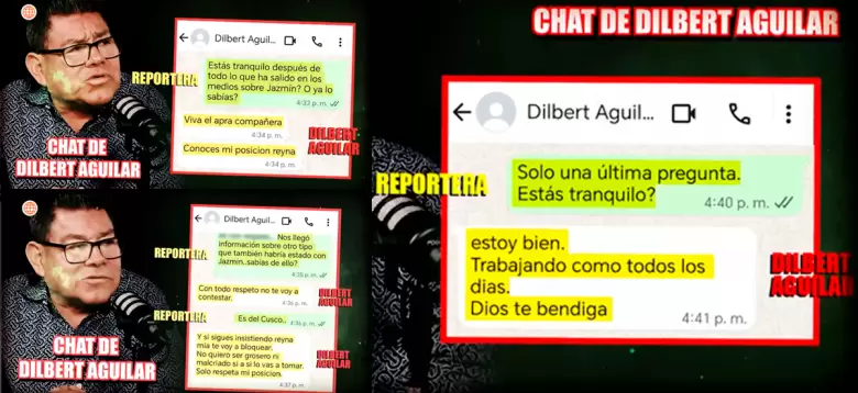 Chat de reportera con Dilbert Aguilar.