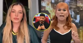 Dos hombres hablan de aventura amorosa con la pareja de Dilbert Aguilar