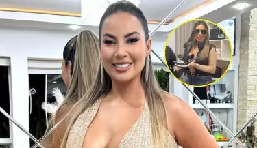 Pamela Lpez se compra zapatillas que costaran casi mil dlares.