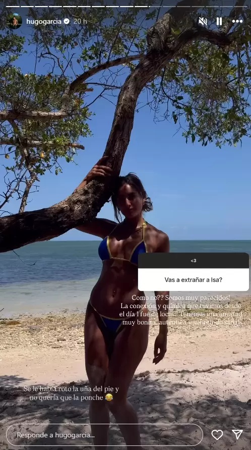 Hugo Garca confiesa que extraa a Isabella Ladera. (Instagram)