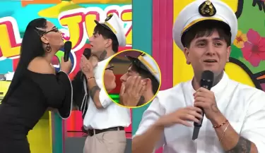Streamer 'Diealis' y Mariella Zanetti protagonizan peculiar momento.