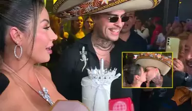 Pamela Lpez cumple 38 y Paul Michael la sorprende con mariachis.