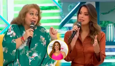 Mam de Milett Figueroa le pone el parche a Valeria Piazza.