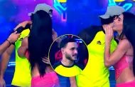 Mucha qumica! Vania Bludau y Austin Palao recrean coqueto baile frente a Mario Irivarren (VIDEO)