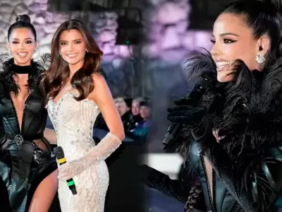 Luciana Fuster se luce como conductora en la preliminar de Miss Per 2025