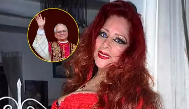 Monique Pardo le canta al papa Len XIV.