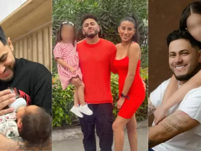 Bryan Torres celebra el Da del Padre con sus 3 hijas