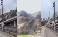 Alarmante! Se reportan derrumbes en la Costa Verde tras fuerte sismo de 6.1 en en Callao