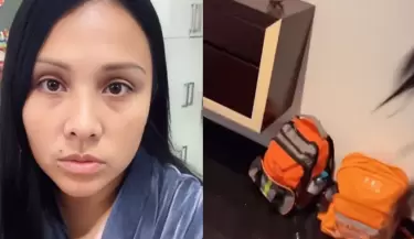Tula Rodrguez reaccion al temblor.