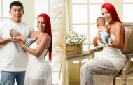 Deysi Araujo celebra el Da del Padre de su hijo con la llegada de su primer nieto: "Cado del cielo"