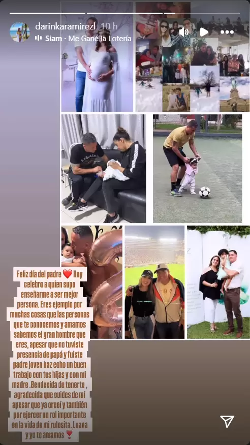 Dedicatoria de Darinka Ramrez.