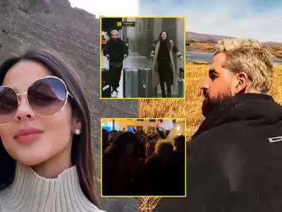 Luciana Fuster y Juan Morelli se lucen enamorados en la ciudad imperial.