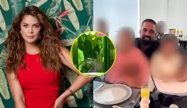 Laura Spoya fue captada de fiesta mientras Brian Rullan disfruta con sus hijos.