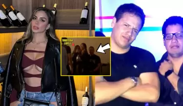 Vanessa Lpez fue captada con amigo de su expareja.