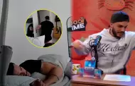 Ni durmiendo ni en vivo se salva! Mario Irivarren vive dos temblores y todo queda grabado