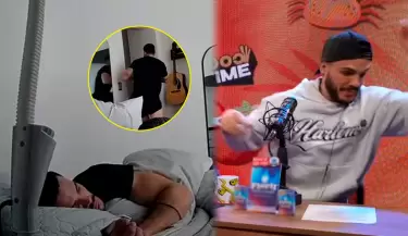 Mario Irivarren vive sismos en su cama y en vivo.