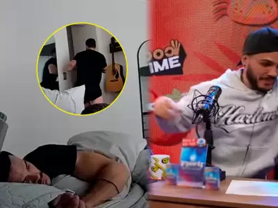 Mario Irivarren vive sismos en su cama y en vivo.