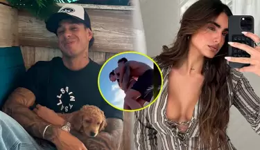 Isabella Ladera comparte divertido video con Hugo Garca en playa de Miami