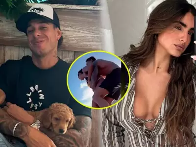 Isabella Ladera comparte divertido video con Hugo Garca en playa de Miami