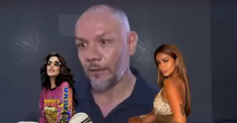 Onelia Molina sobre foto de Vania Bludau y Mario Irirvarren en la boda de Alejandra.