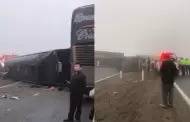 ¡Tragedia! Choque múltiple deja 1 muerto y más de 30 heridos en la variante de Pasamayo