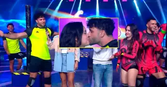Vania Bludau y Austin en coqueteos